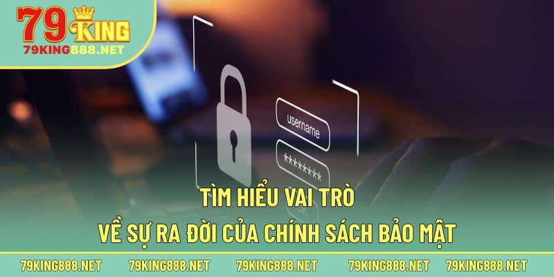 Tìm hiểu vai trò về sự ra đời của chính sách bảo mật