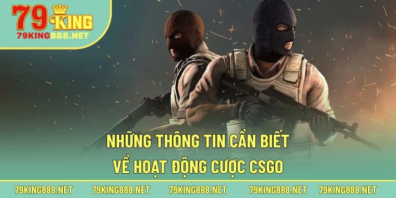 Những thông tin cần biết về hoạt động cược CSGO