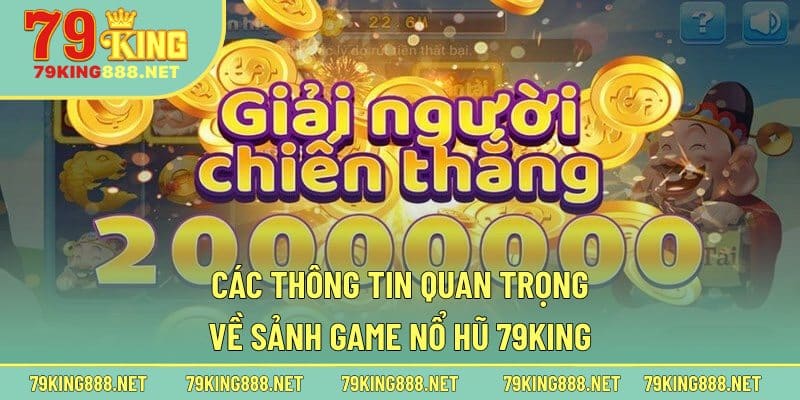 Các thông tin quan trọng về sảnh game nổ hũ 79king
